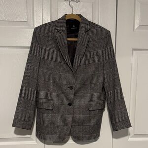 Anine Bing classic plaid Blazer